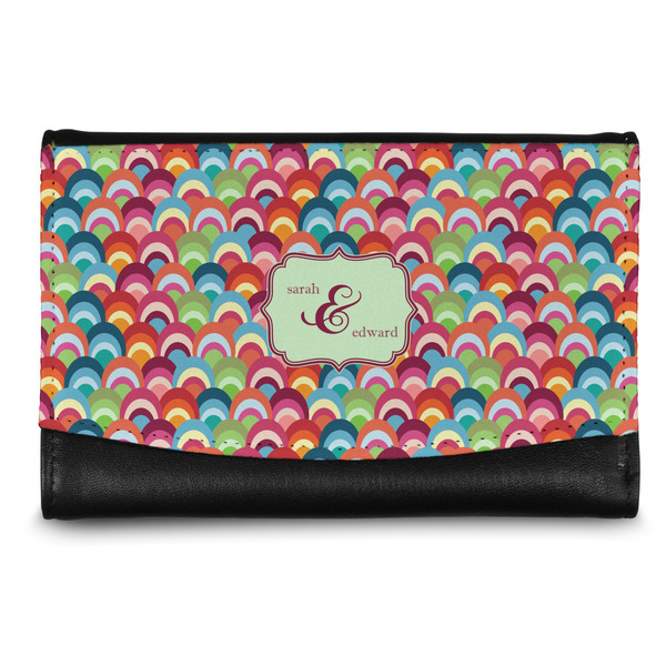 Custom Retro Fishscales Genuine Leather Women's Wallet - Small (Personalized)