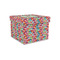 Retro Fishscales Gift Boxes with Lid - Canvas Wrapped - Small - Front/Main