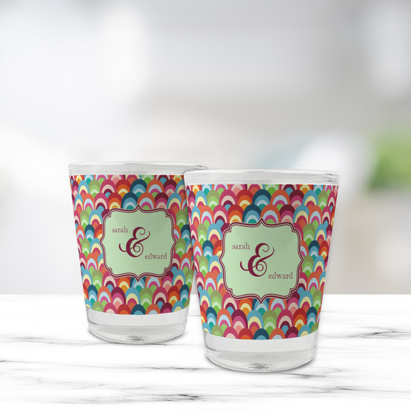 Retro Fishscales Glass Shot Glass - Standard - LIFESTYLE