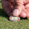 Retro Fishscales Golf Ball Marker - Hand