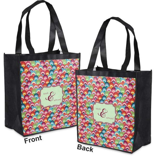 Retro Fishscales Grocery Bag - Apvl