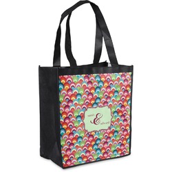 Retro Fishscales Grocery Bag (Personalized)