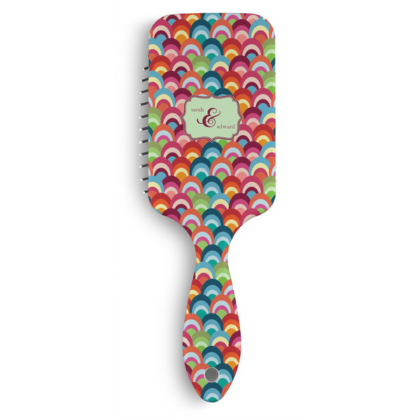 Custom Retro Fishscales Hair Brushes (Personalized)
