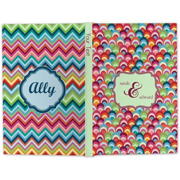 Retro Fishscales Hard Cover Journal - Apvl