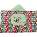 Retro Fishscales Kids Hooded Towel (Personalized)