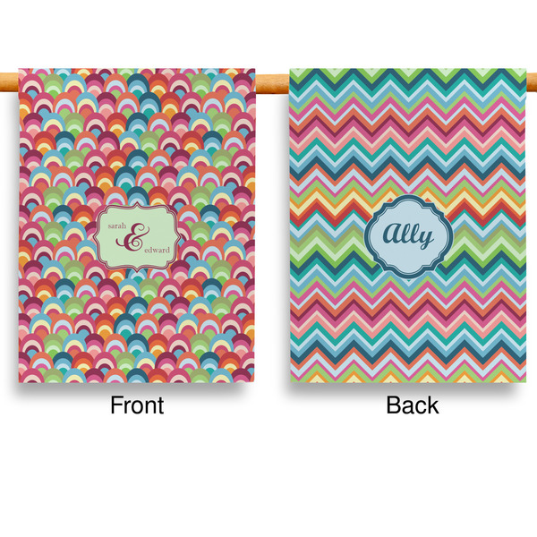 Retro Fishscales House Flags - Double Sided - APPROVAL