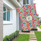 Retro Fishscales House Flags - Double Sided - LIFESTYLE