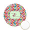 Retro Fishscales Printed Cookie Topper - 2.15" (Personalized)