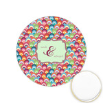 Retro Fishscales Printed Cookie Topper - 1.25" (Personalized)