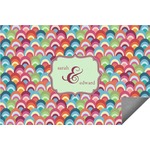 Retro Fishscales Indoor / Outdoor Rug - 5'x8' (Personalized)