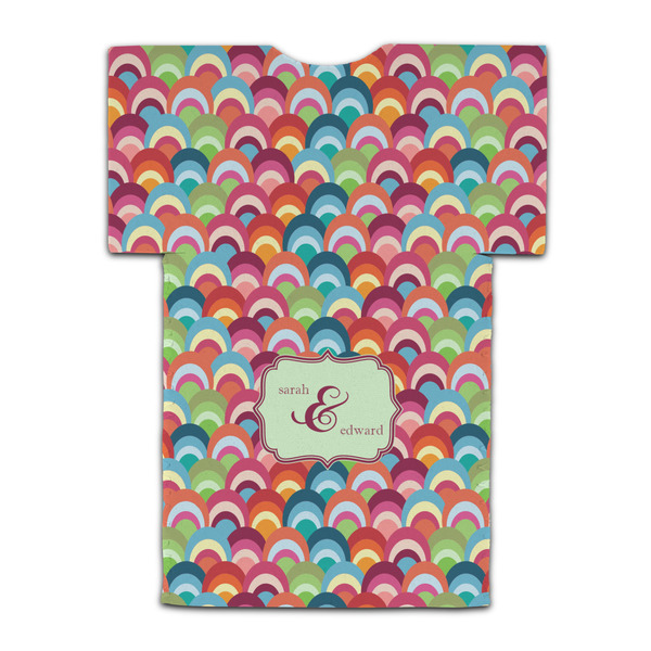 Retro Fishscales Jersey Bottle Cooler - BACK (flat)