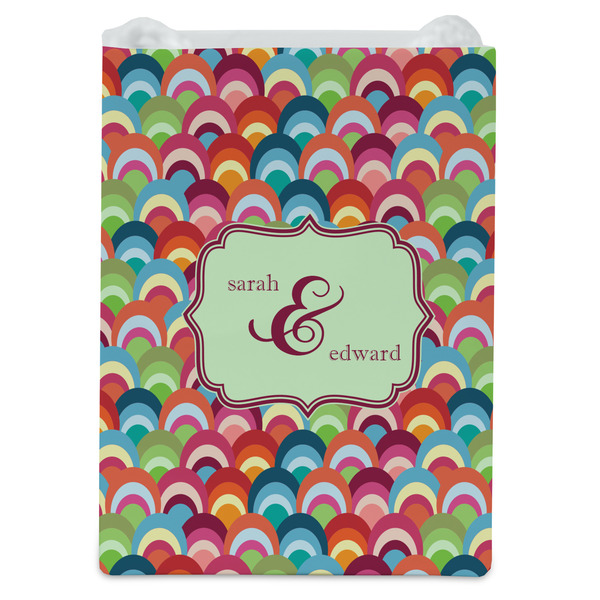 Retro Fishscales Jewelry Gift Bag - Gloss - Front