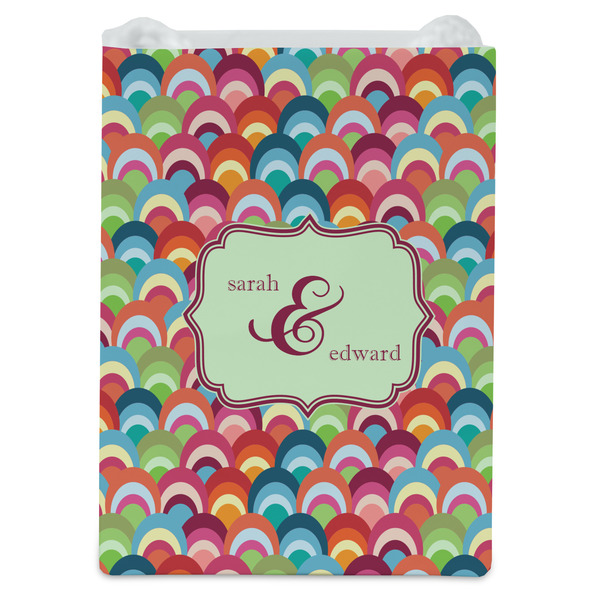 Retro Fishscales Jewelry Gift Bag - Matte - Front