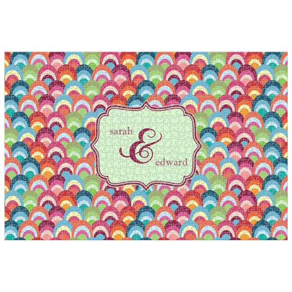 Custom Retro Fishscales Jigsaw Puzzle - 1000-piece (Personalized)