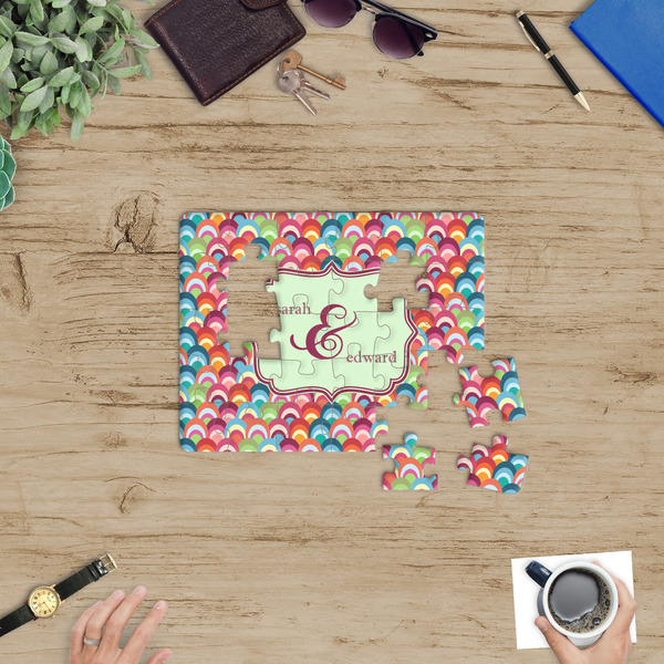 Retro Fishscales Jigsaw Puzzle 30 Piece - In Context