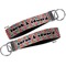 Retro Fishscales Key-chain - Metal and Nylon - Front and Back