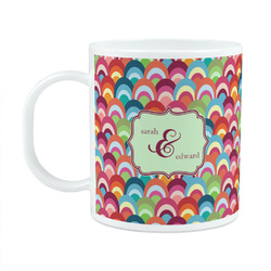 Retro Fishscales Plastic Kids Mug (Personalized)
