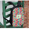 Retro Fishscales Kids Backpack - In Context