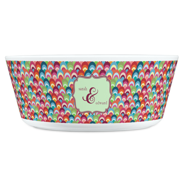 Retro Fishscales Kids Bowls - FRONT