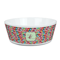 Retro Fishscales Kid's Bowl (Personalized)