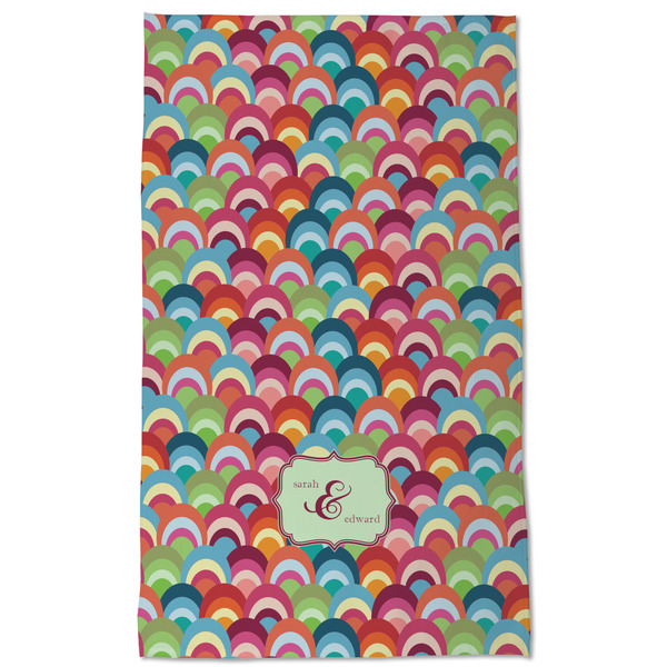 Retro Fishscales Kitchen Towel - Poly Cotton - Full Front