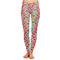 Retro Fishscales Ladies Leggings - Extra Small