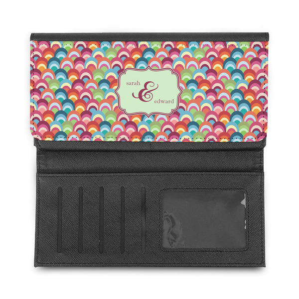 Retro Fishscales Ladies Wallet - Half Way Open
