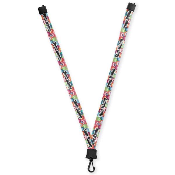 Custom Retro Fishscales Lanyard (Personalized)