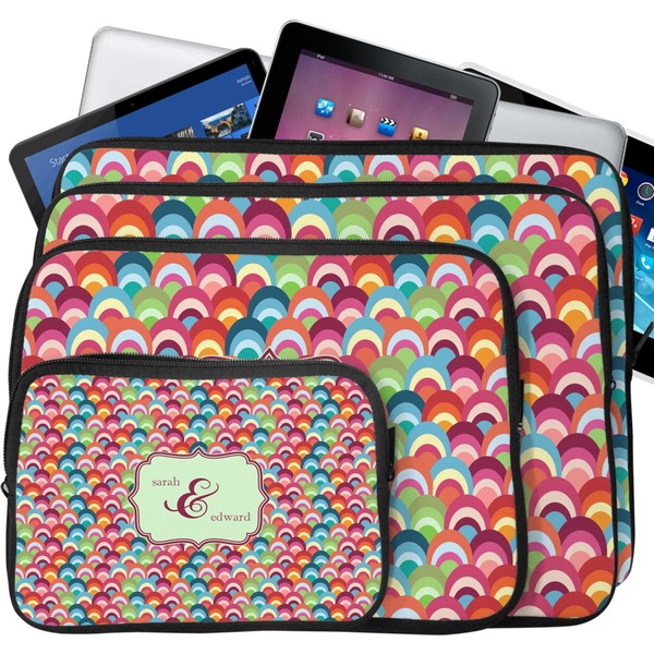 Retro Fishscales Laptop Case Sizes