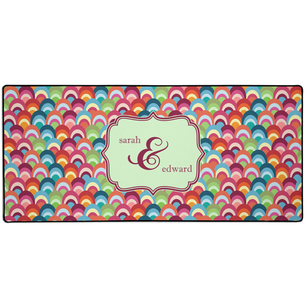 Retro Fishscales Large Gaming Mats - APPROVAL