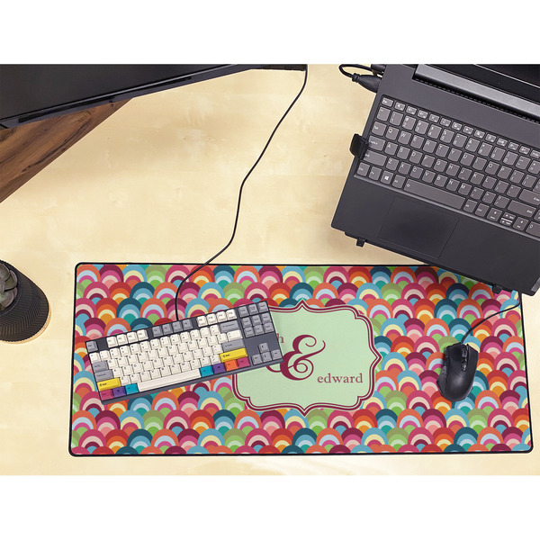 Retro Fishscales Large Gaming Mats - LIFESTYLE