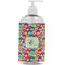 Retro Fishscales Plastic Soap / Lotion Dispenser (16 oz - Large - White) (Personalized)