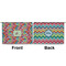 Retro Fishscales Large Zipper Pouch Approval (Front and Back)