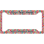 Retro Fishscales License Plate Frame - Style A (Personalized)