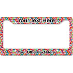 Retro Fishscales License Plate Frame - Style B (Personalized)