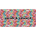 Retro Fishscales Front License Plate (Personalized)