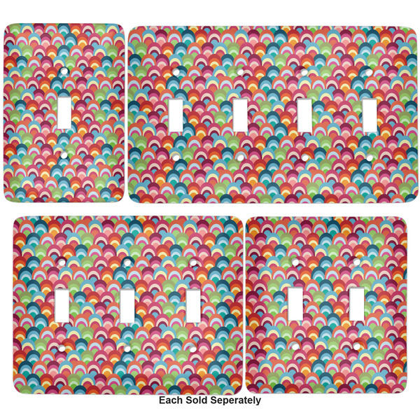 Retro Fishscales Light Switch Covers all sizes