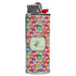 Retro Fishscales Case for BIC Lighters (Personalized)