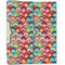 Retro Fishscales Linen Placemat - Folded Half (double sided)