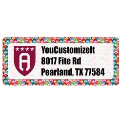 Retro Fishscales Return Address Labels (Personalized)