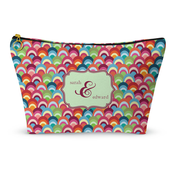 Custom Retro Fishscales Makeup Bag (Personalized)