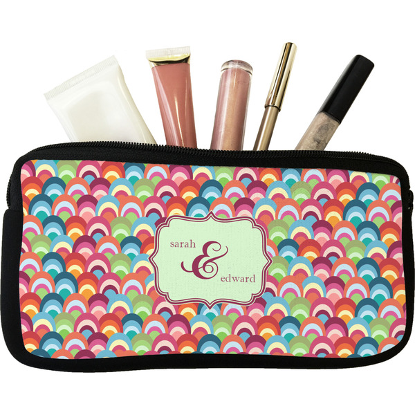 Custom Retro Fishscales Makeup / Cosmetic Bag (Personalized)
