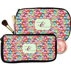 Retro Fishscales Makeup / Cosmetic Bag (Personalized)