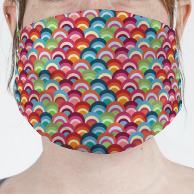 Retro Fishscales Face Mask Cover (Personalized)