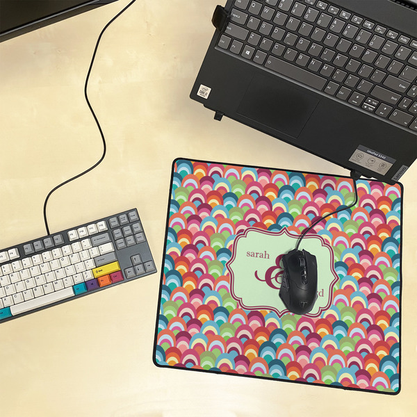 Retro Fishscales Medium Gaming Mats - LIFESTYLE