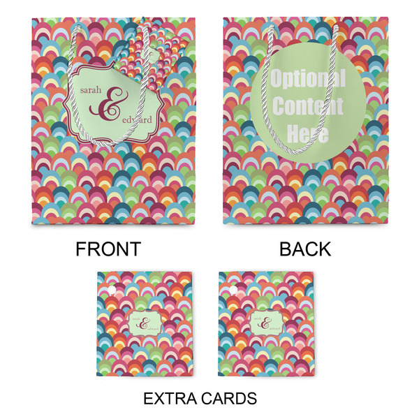 Retro Fishscales Medium Gift Bag - Approval