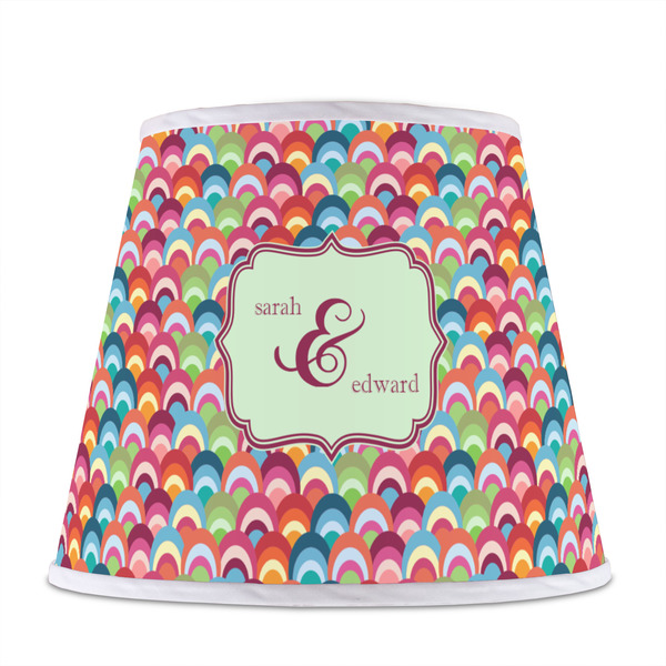 Retro Fishscales Poly Film Empire Lampshade - Front View