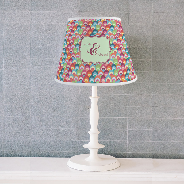 Retro Fishscales Poly Film Empire Lampshade - Lifestyle