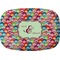 Retro Fishscales Melamine Platter (Personalized)