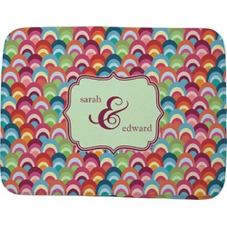Retro Fishscales Memory Foam Bath Mat - 48"x36" (Personalized)